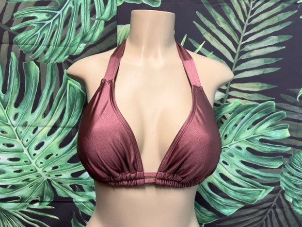 Lola Double String Bikini Top Cinnamon