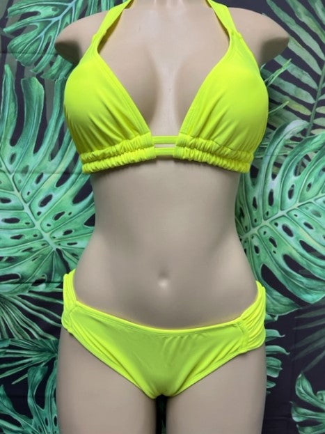 Paradise Bikini Bottoms Neon Yellow