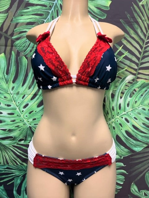 Lolita Double String Top USA Stars