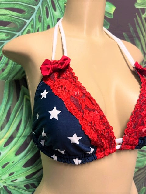 Lolita Double String Top USA Stars