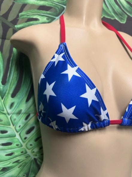 Lyla Triangle Top Patriotic Stars