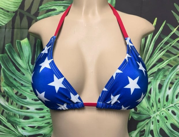 Lyla Triangle Top Patriotic Stars