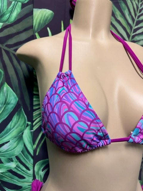 Layla Triangle Top Magenta Mermaid