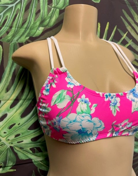 Maxi Halter Top Pink Blossom