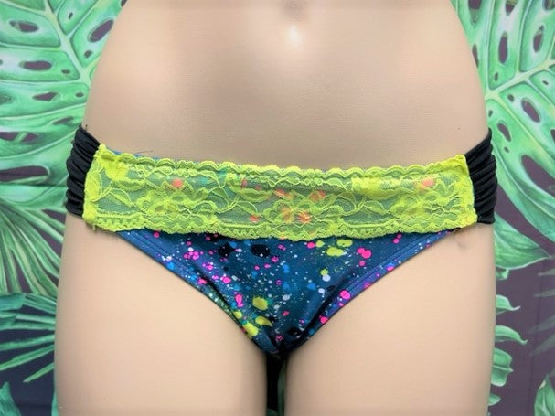 SALE Paradise Bikini Bottoms Neon Paint