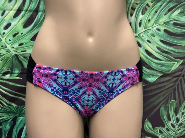 SALE Paradise Bikini Bottoms Blue Aztec