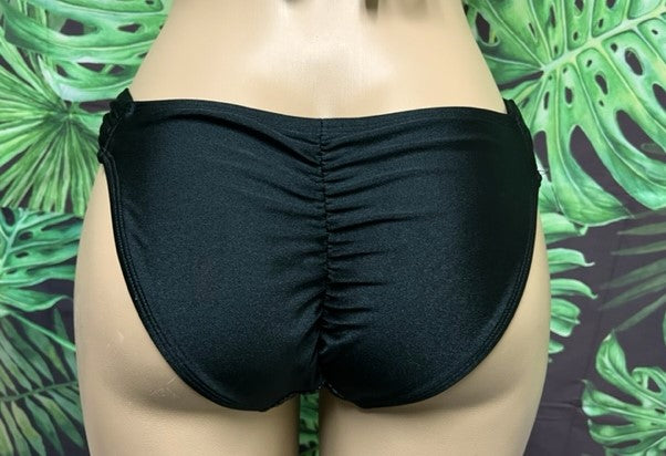 Paradise Bikini Bottoms Black Grey Anaconda