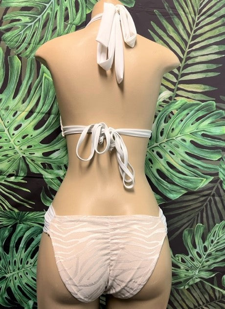 Paradise Bikini Bottoms Nakey White