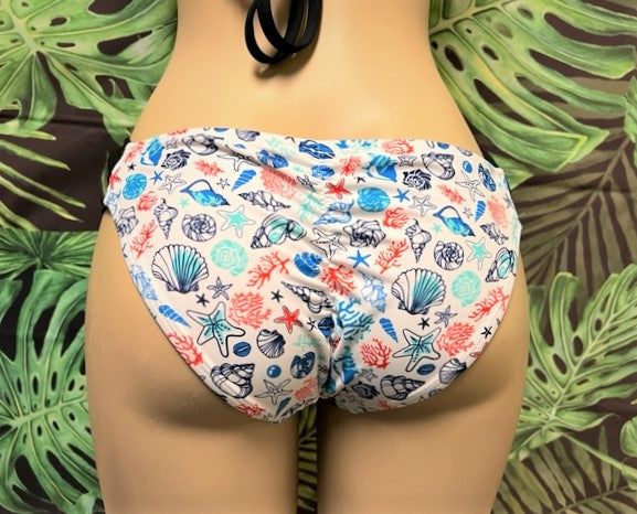 SALE Paradise Bikini Bottoms Seashells