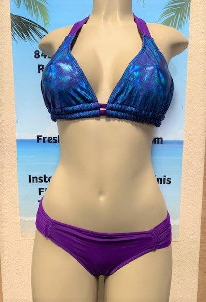 Lola Double String Bikini Top Amethyst Pixie Dust