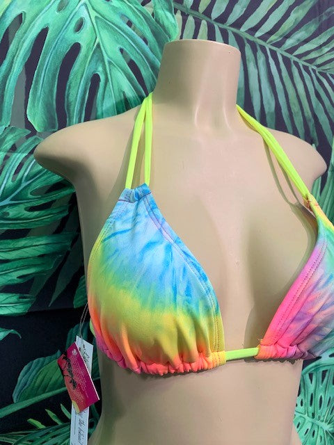 SALE Layla Triangle Top Rave Tie Dye