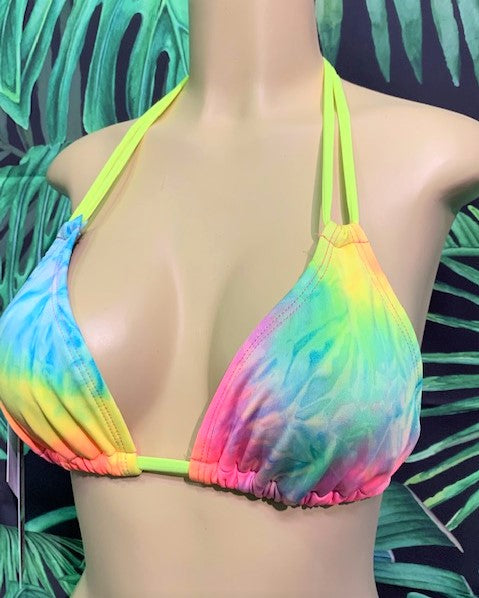 SALE Layla Triangle Top Rave Tie Dye