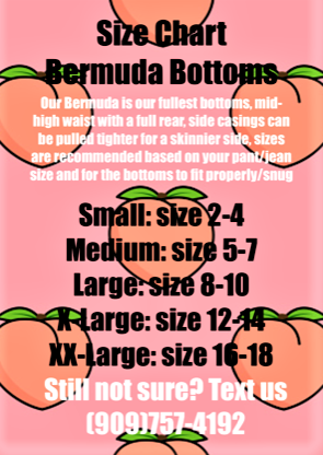 Bermuda Bottoms Plum Floral