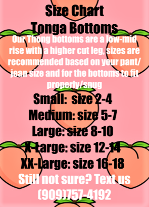 SALE Tonga Bikini Bottoms Coral Pink