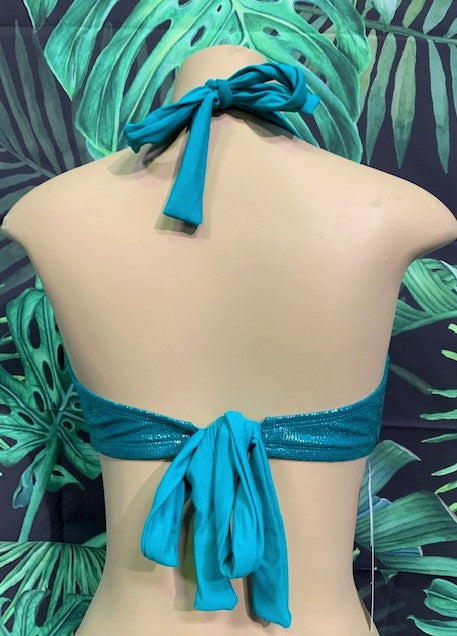 SALE Britney Halter Teal Fantasy