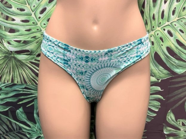 Tonga Bikini Bottoms Spearmint Tie Dye