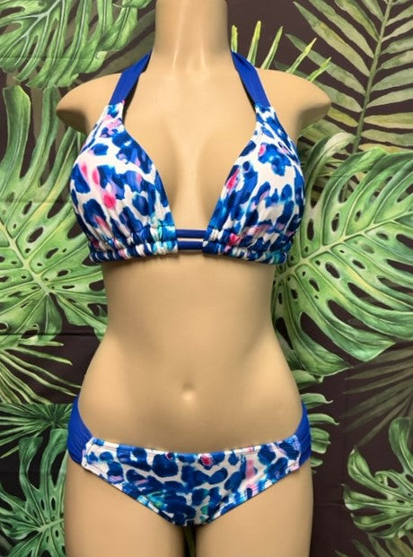 SALE Paradise Bikini Bottoms Watercolor Leopard