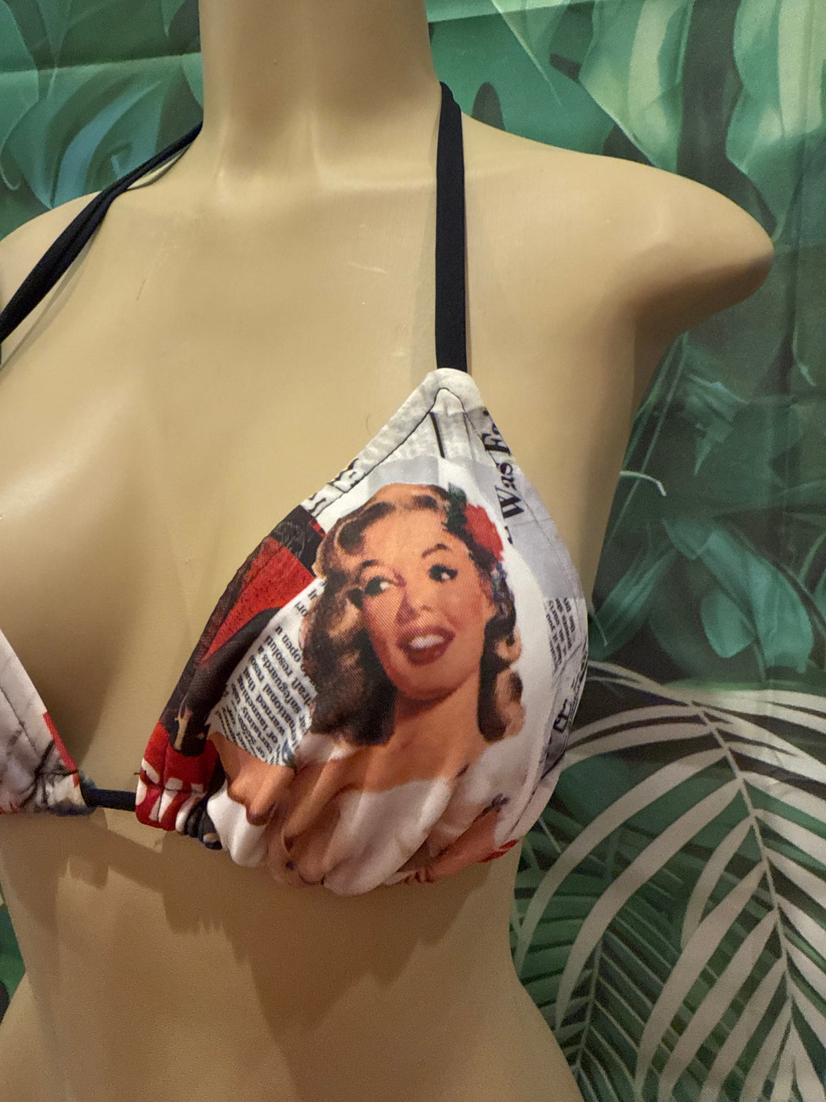 SALE Lyla Triangle Top Cover Girl Pin Up