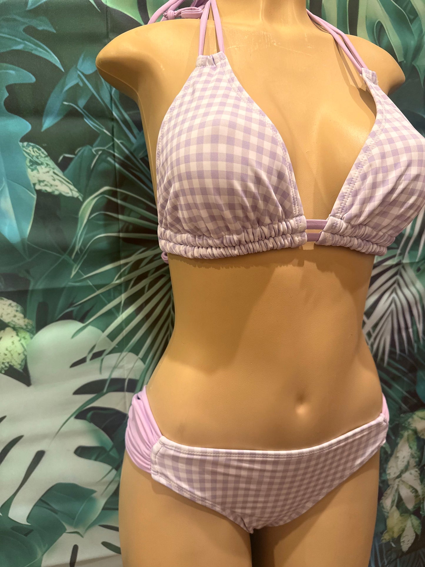 Paradise High Bottoms Cowgirl Purple Gingham