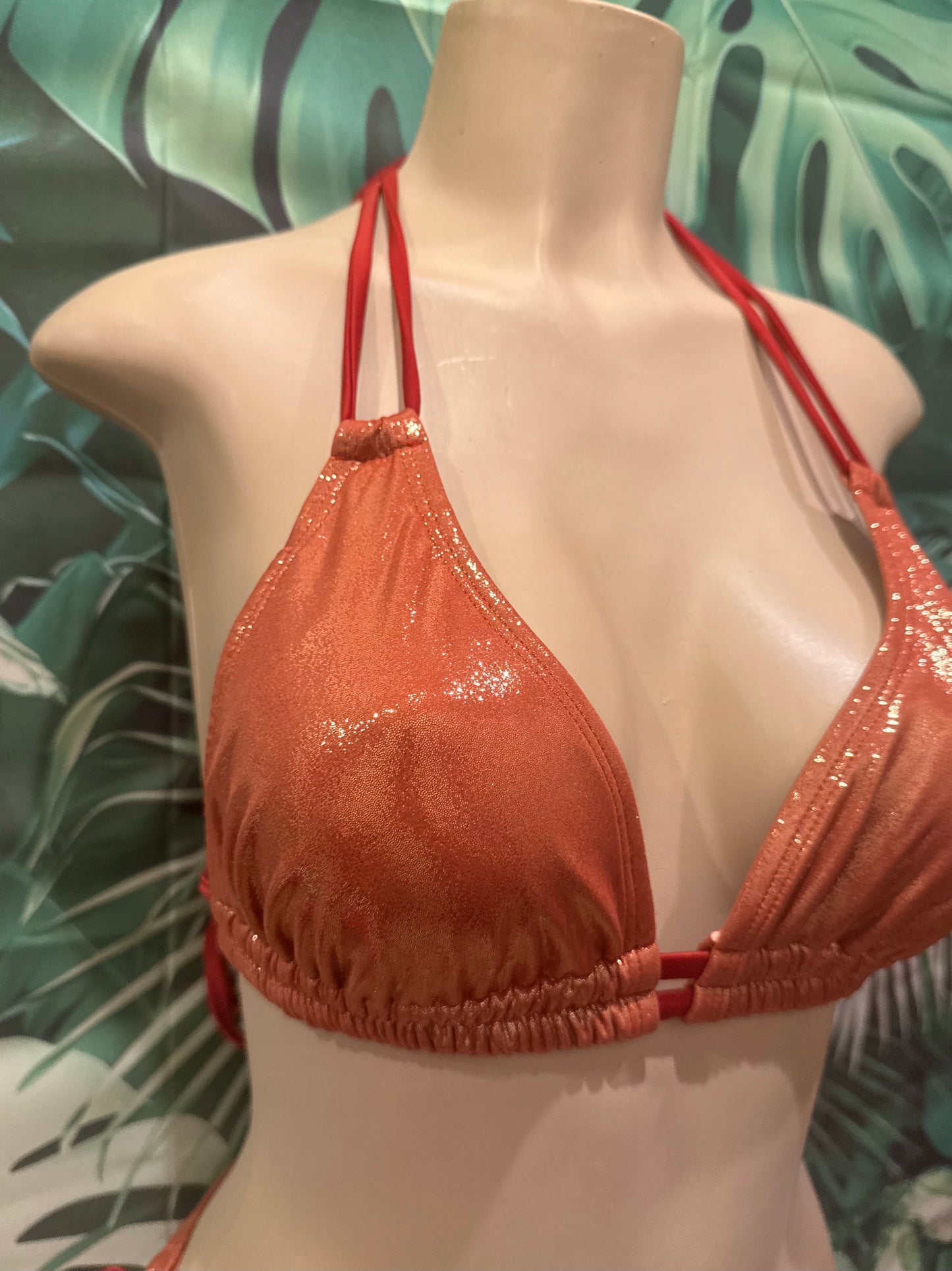 Lolita Double String Top Copper Glitter Bomb