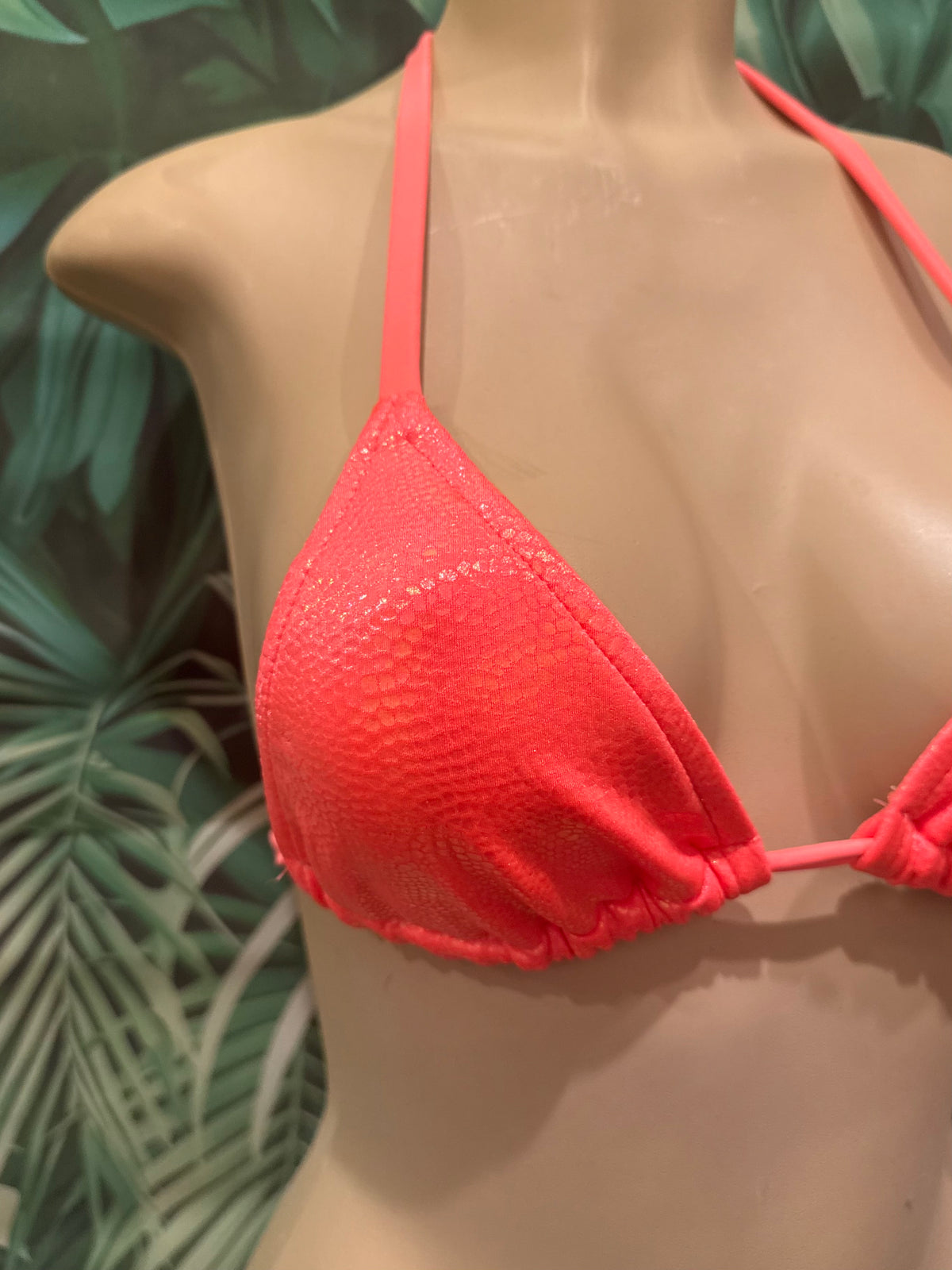 Lyla Triangle Top Coral Fantasy