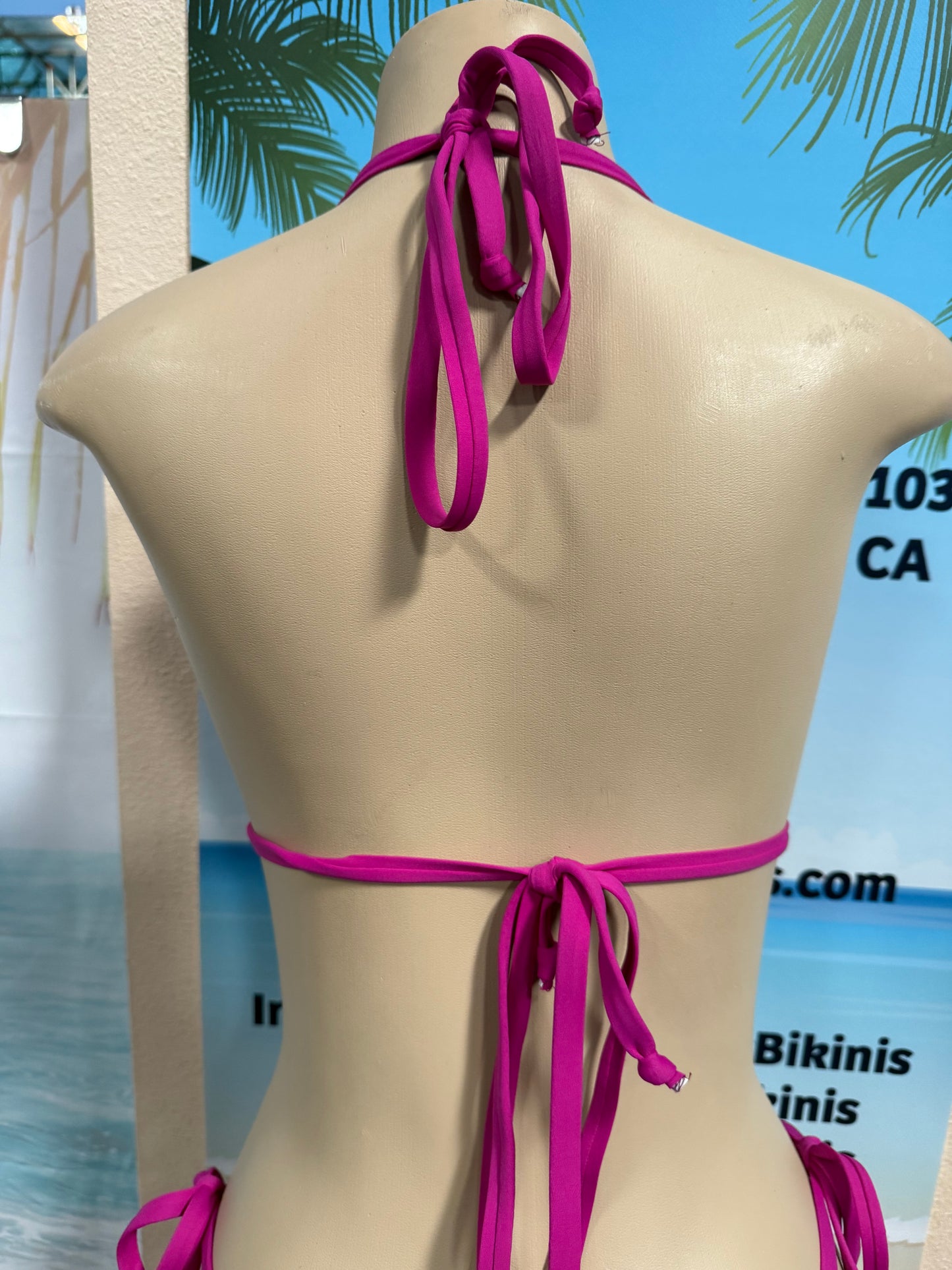 Lyla Triangle Top Ultraviolet Magenta