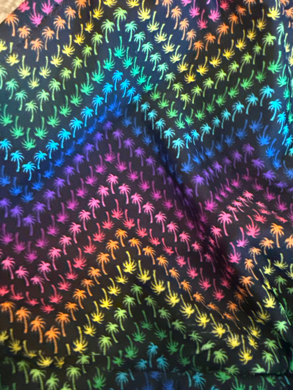 SALE Layla Triangle Top Rainbow Palms Chevron
