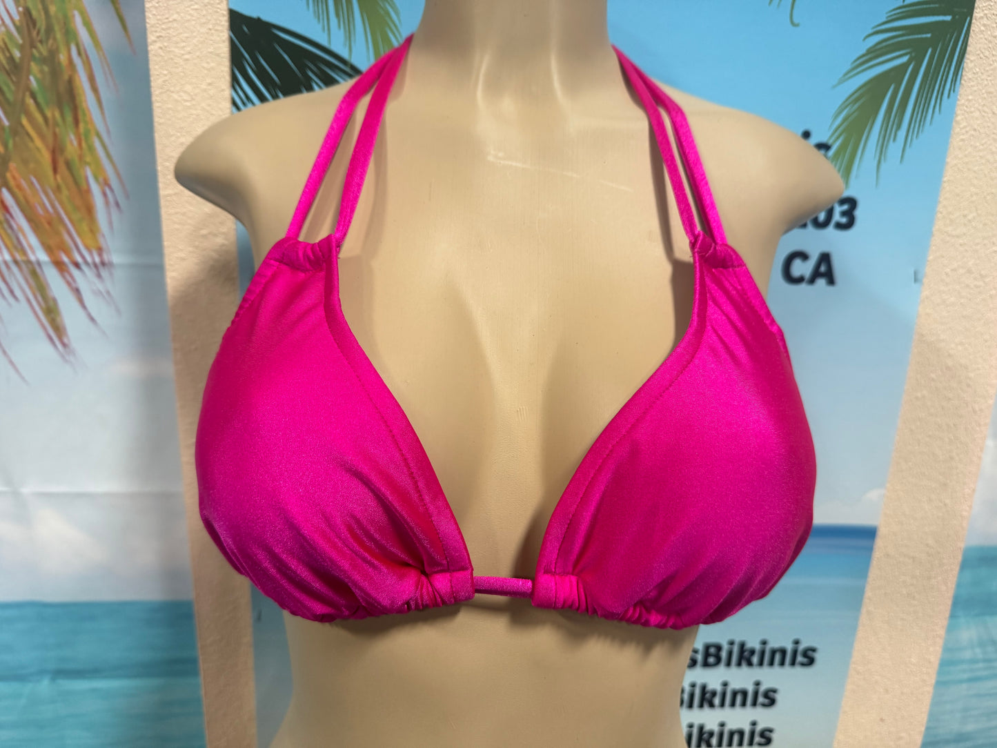 Layla Triangle Top Goddess Raspberry