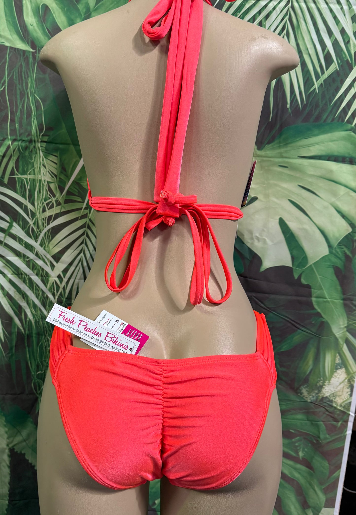 Paradise Bikini Bottoms Goddess Tangerine