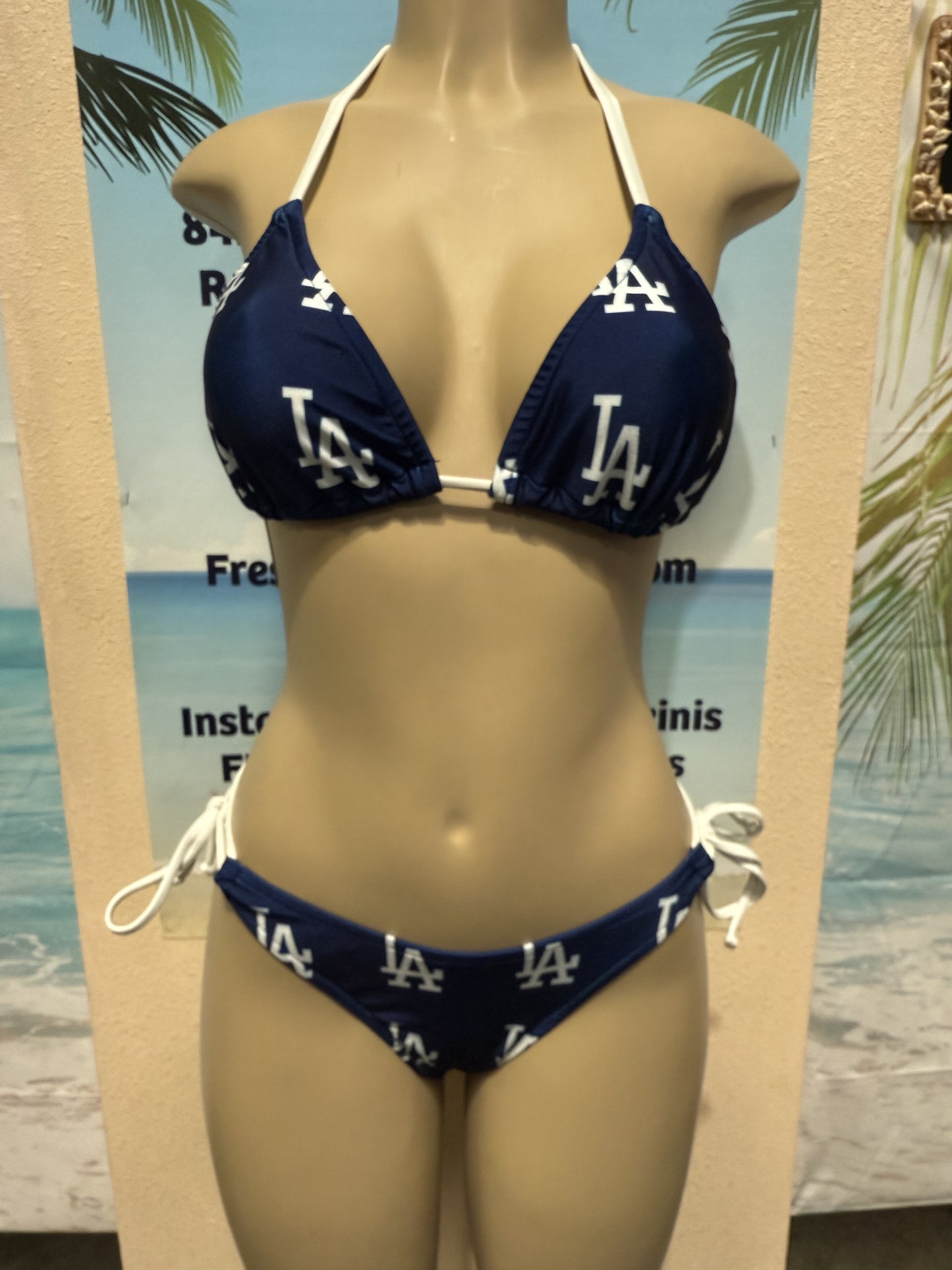 Cabo Tie Side Bottoms LA Dodgers