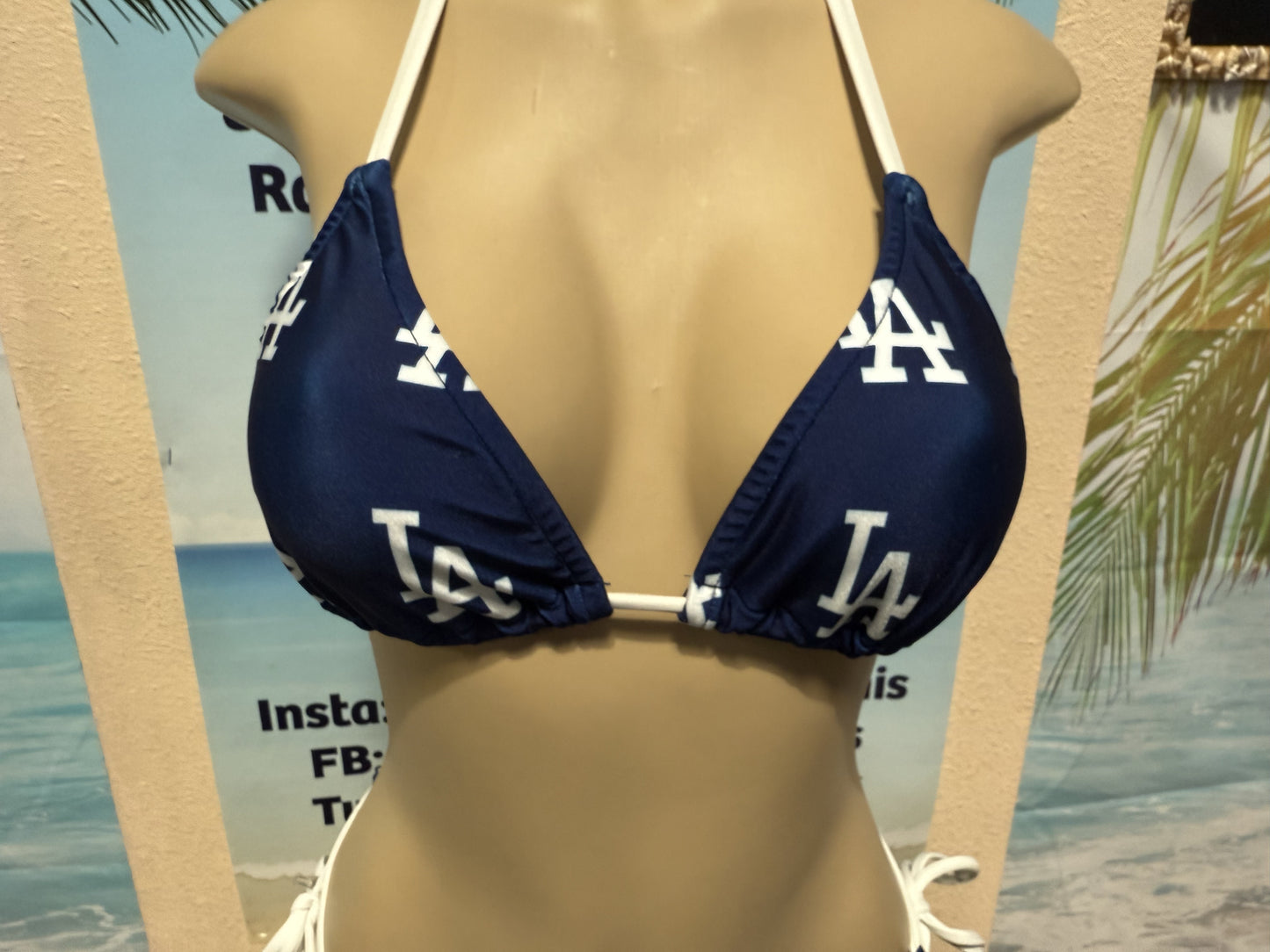 Lyla Triangle Top LA Dodgers