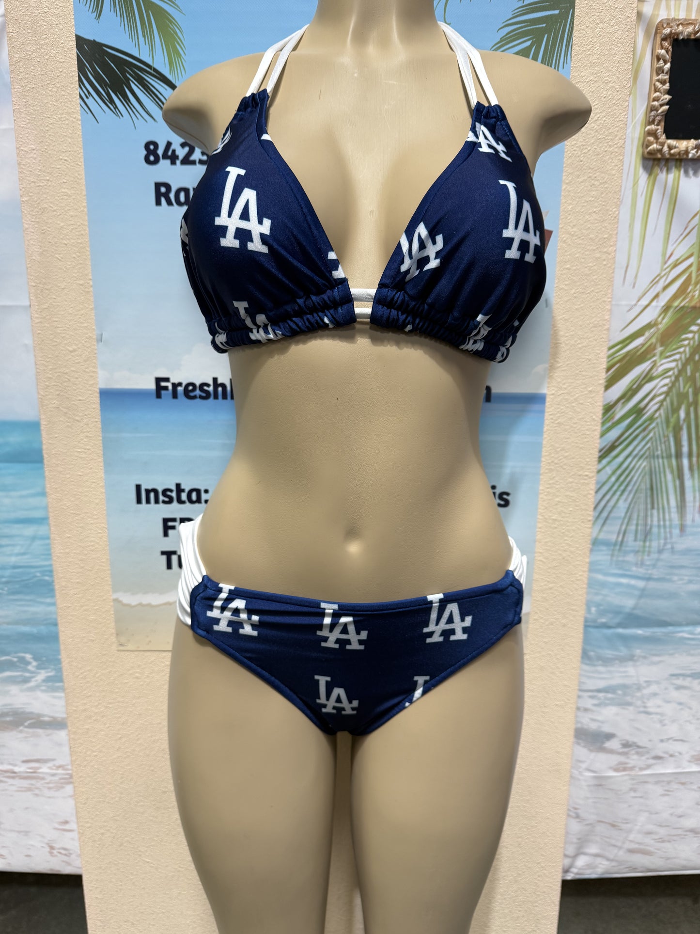 Paradise Bikini Bottoms LA Dodgers