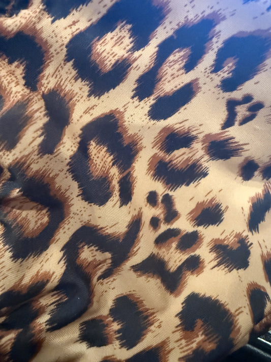 SALE Layla Triangle Top Brown Leopard