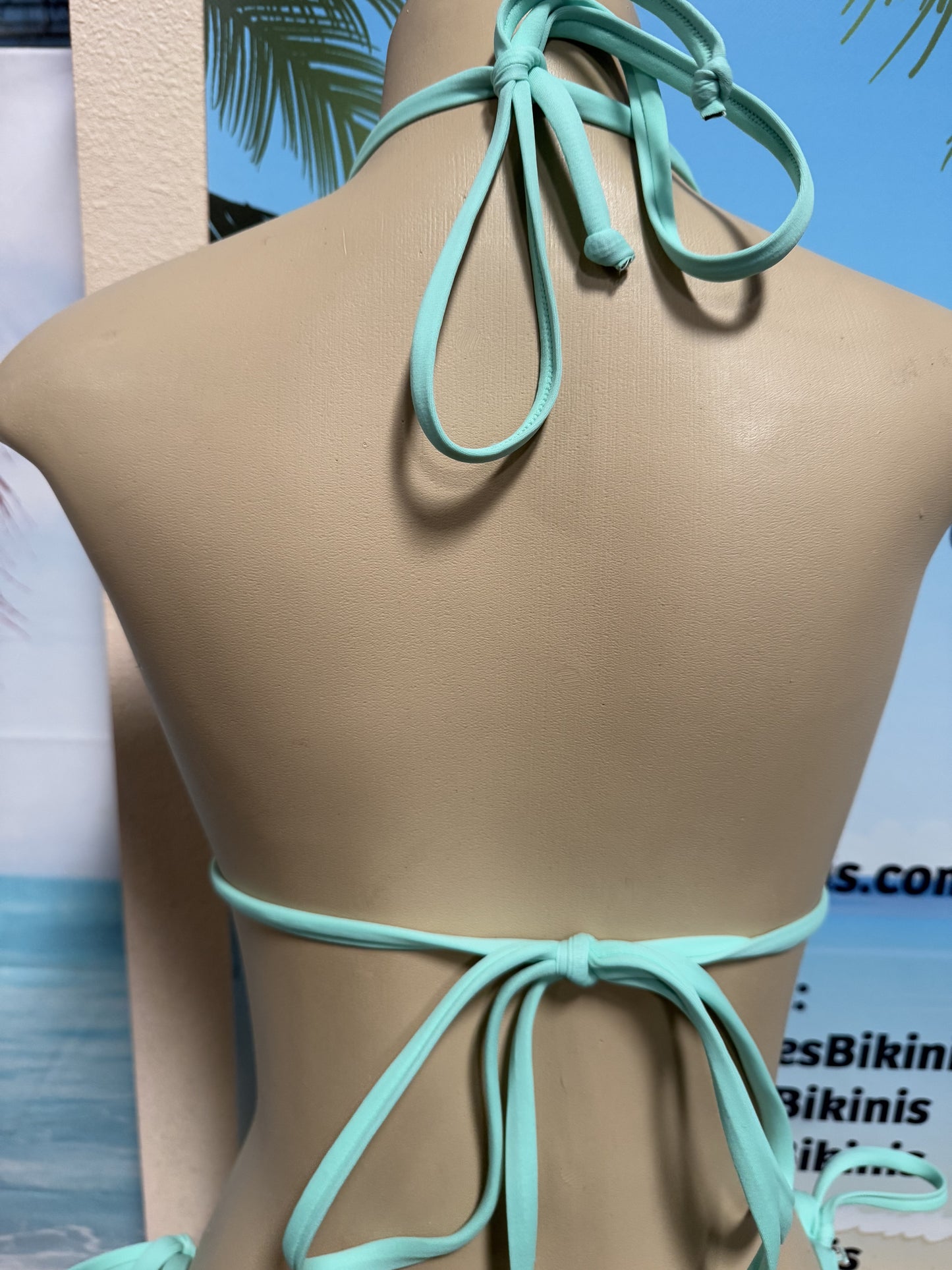 Lyla Triangle Top Mint Hologram