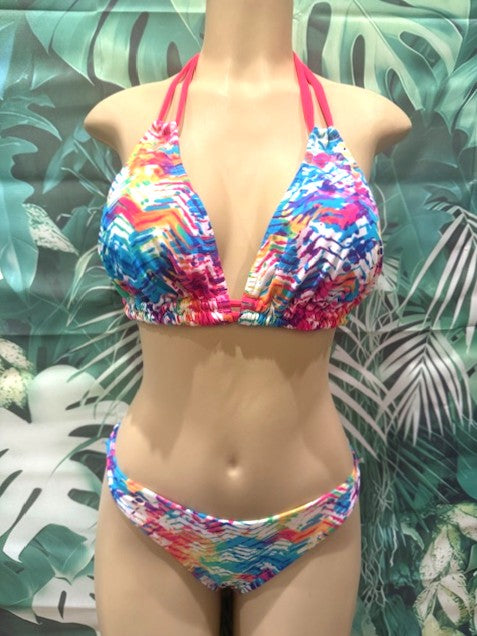Lolita Double String Top Rainbow Chevron