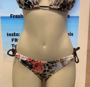 Cabo Tie Side Bottoms Romantic Leopard