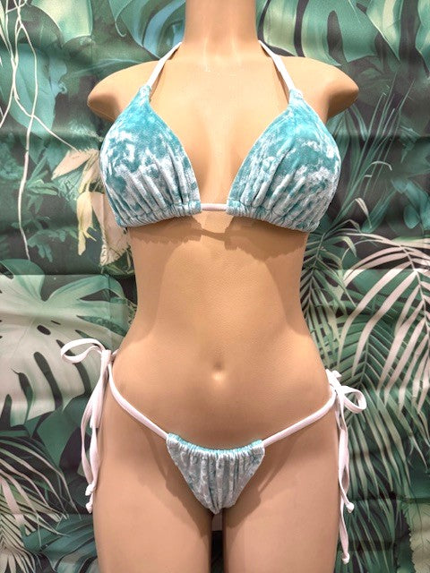 Tahiti Bottoms Arctic Ice Velvet