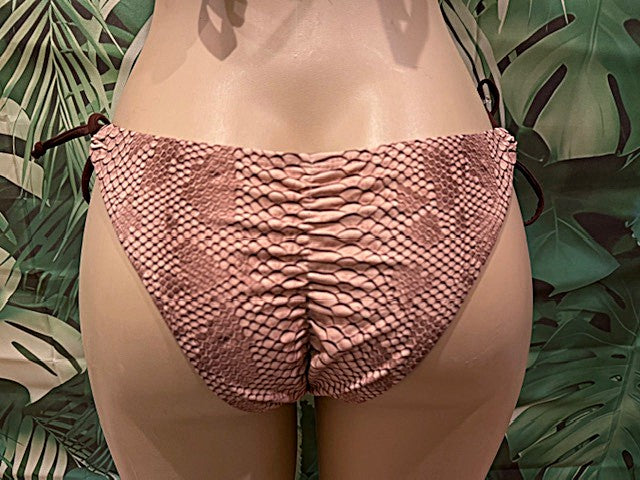 Cabo Tie Side Bottoms Sedona Snakeskin