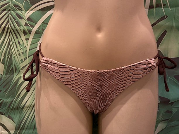 Cabo Tie Side Bottoms Sedona Snakeskin