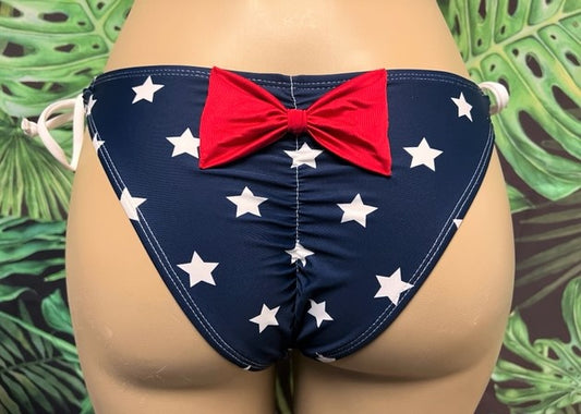 SALE Cabo Tie Side Bottoms USA Stars