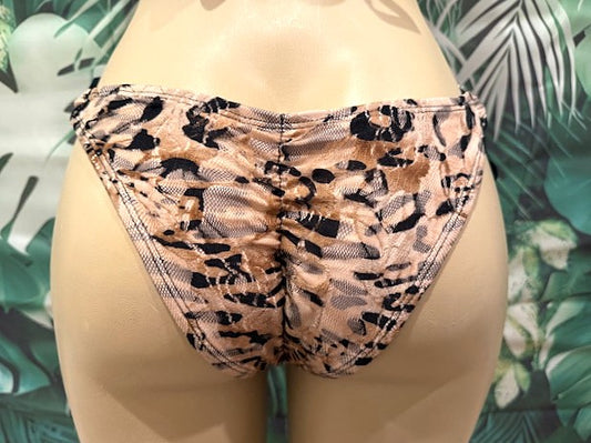 Cabo Tie Side Bottoms Leopard Nakey