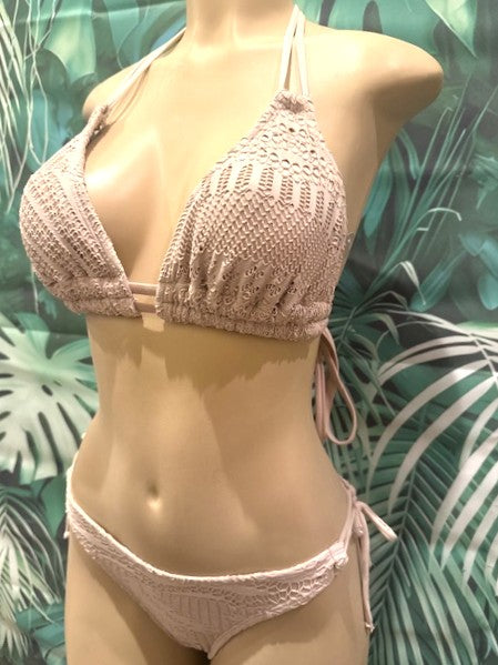 Cabo Tie Side Bottoms Mermaid Nude Net