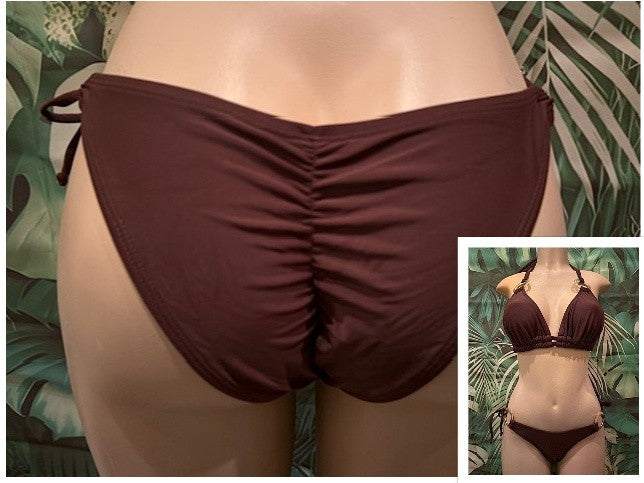Cabo Tie Side Bottoms Sedona Brown with Rings