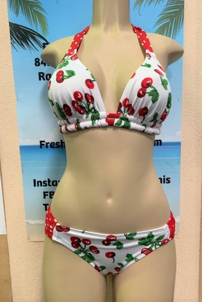 Paradise Bikini Bottoms Cherry Dots