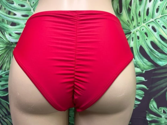 Cheeky Mama Bottoms Solid Red