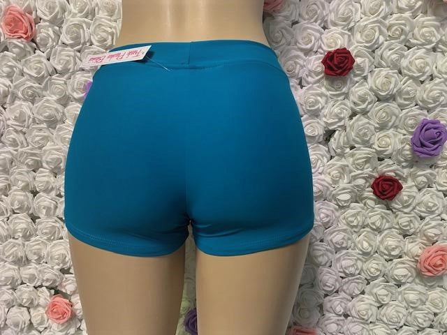 Diego Shorts Solid Dark Turquoise