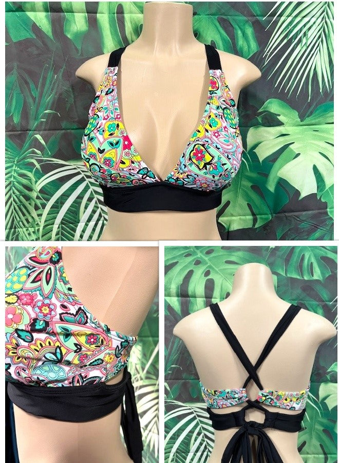 Diva Halter Bikini Top Secret Garden