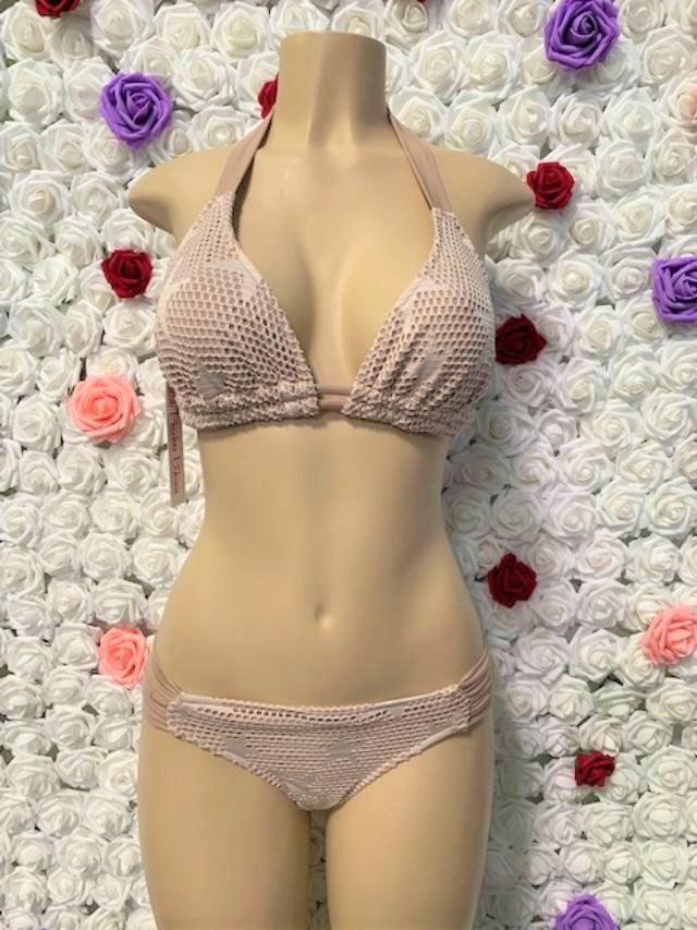 SALE Lola Double String Bikini Top Nude Star Net