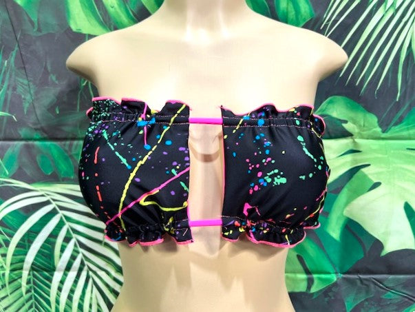 Ella Reversible Ruffle Top Rave Splash