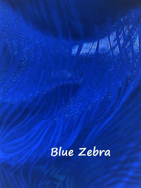 Layla Triangle Top Sapphire Blue Glitter